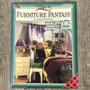 One Stroke Furniture Fantasy Decorative Painting Book instructions, and cut outs